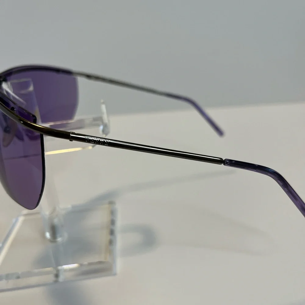 Vintage Gianfranco Ferré shield sunglasses.